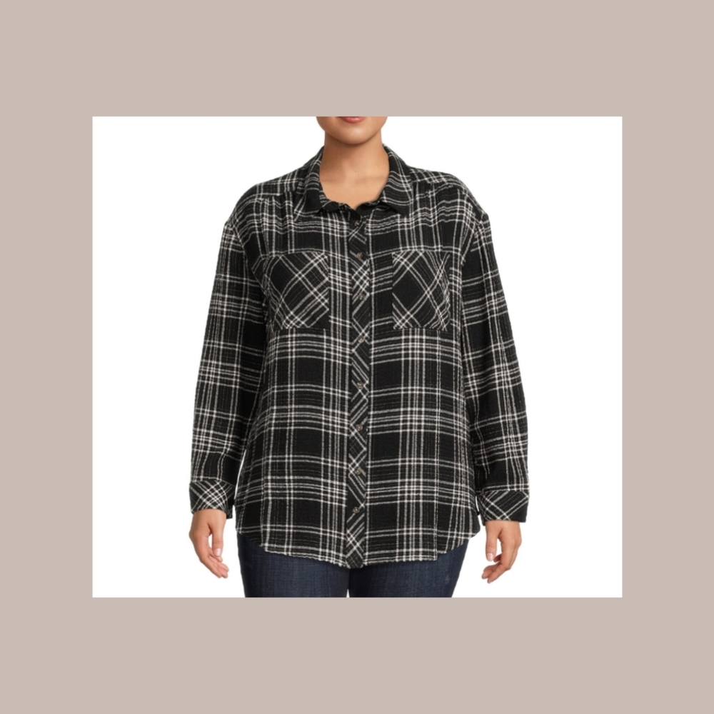 Terra And Sky Plain Button Down - image 1